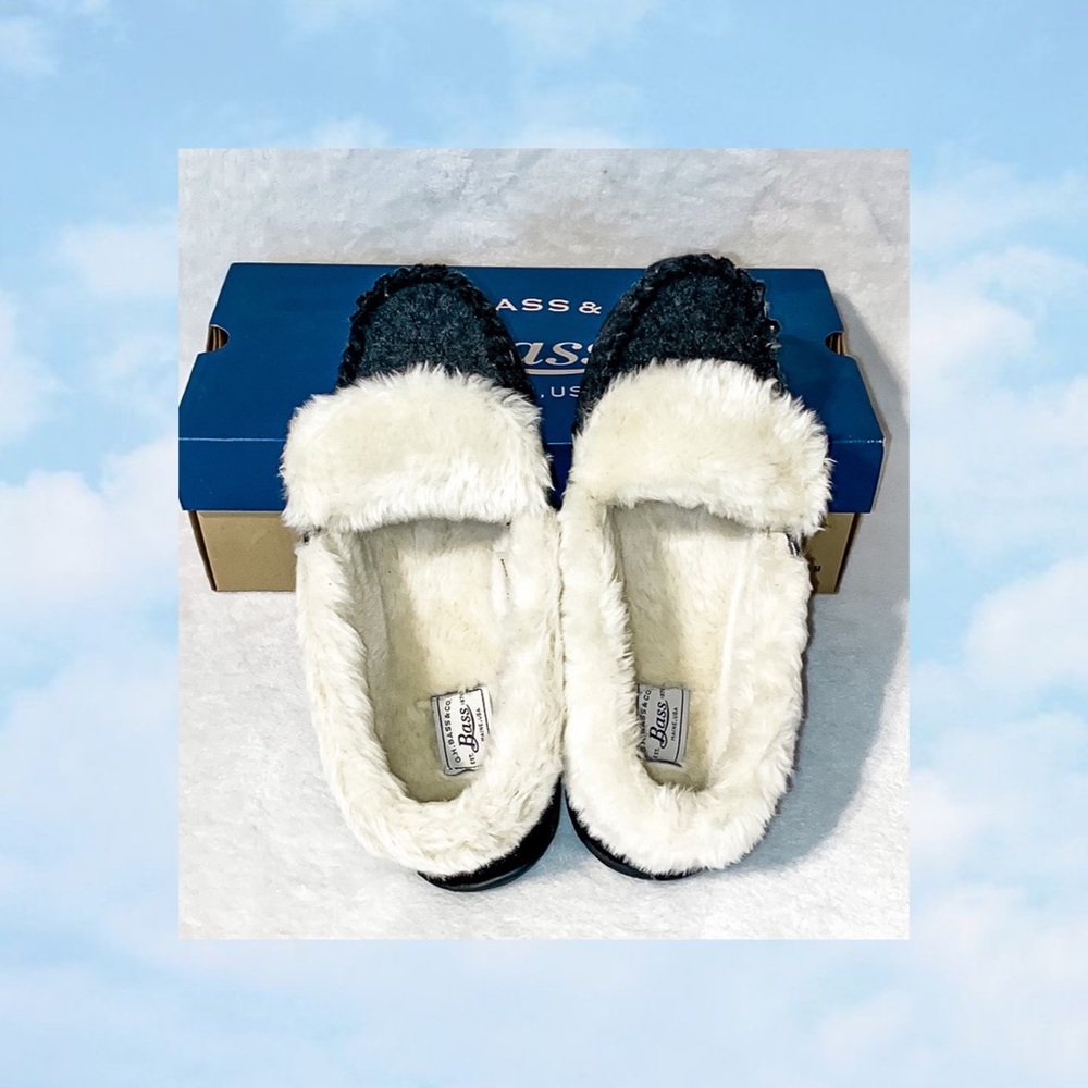 Bass Dreamy Slippers/Mocassins in Charcoal